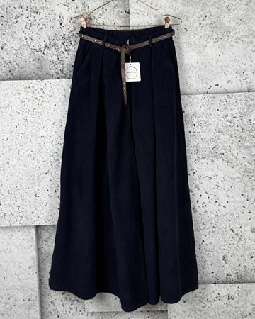 Cabana Living Friga Fløjls Buksenederdel 824687.345 Blue